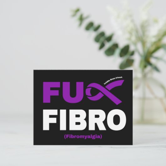 FU FIBRO POSTKARTE (Stehend Vorderseite)
