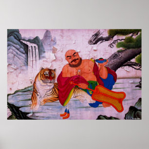 Fu Hu Luohan Print Poster
