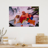 Fu Hu Luohan Print Poster (Küche)