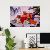 Fu Hu Luohan Print Poster (Heimbüro)