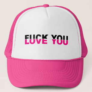 FU LIEBE SIE HUT TRUCKERKAPPE