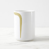 Fu Manchu Schnurrbart in der Blondine Kaffeetasse (Mittel)