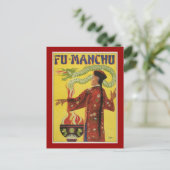 Fu-Manchu Zauberer Werbung Postkarte (Stehend Vorderseite)