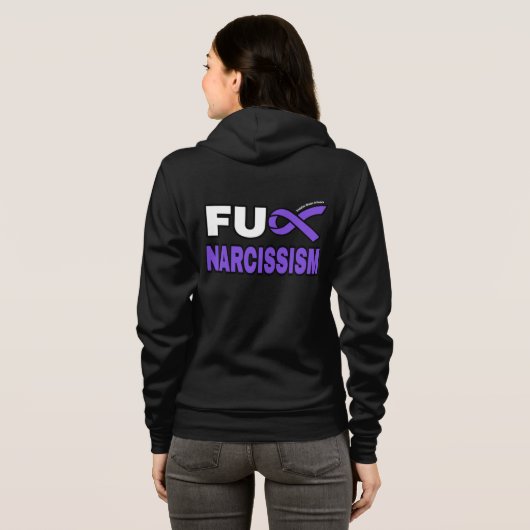 FU NARCISSISM HOODIE (Schwarz voll)