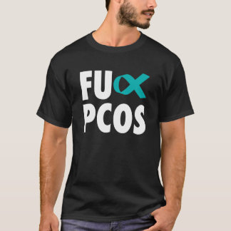 Fu Polyzystisches Ovarialsyndrom Aquamarine Schlei T-Shirt