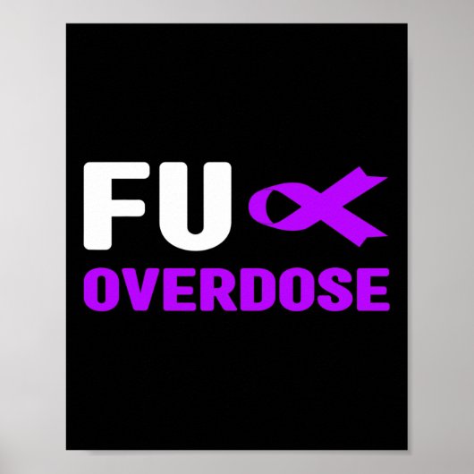 Fu Überdosis - Suchtbewusstsein3 Poster (Vorne)