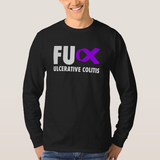 Fu Ulcerative Colitis Lila Schleimhaut - Ulzerativ T-Shirt (Vorderseite)
