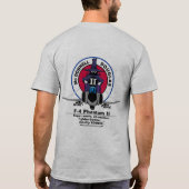 FU Weasel-Entwurf (hellfarbig) T-Shirt (Rückseite)