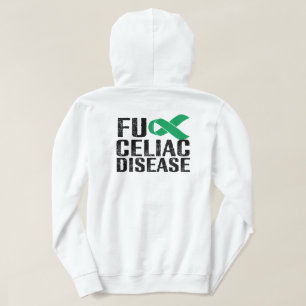 FU Zöliakie - Schwarz & Grün Hoodie
