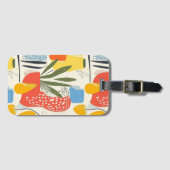 Fuavism Style Lebhafte Farben Garten Pot Gepäckanhänger (Vorderseite (Horizontal))