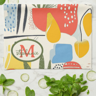 Fuavism Style Lebhafte Farben Garten Pot Geschirrtuch