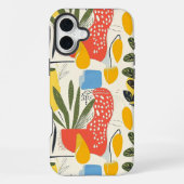 Fuavism Style Lebhafte Farben Garten Pot iPhone Hülle (Rückseite)