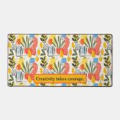 Fuavism Style Lebhafte Farben Garten Pot Schreibtischunterlage (Vorderseite)