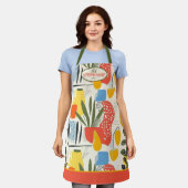 Fuavism Style Lebhafte Farben Garten Pot Schürze (Getragen)