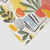 Fuavism Style Lebhafte Farben Garten Pot Seidenpapier (Detail)