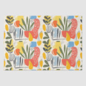 Fuavism Style Lebhafte Farben Garten Pot Seidenpapier (Vorderseite)