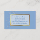 Fuax-Marmorblasen handgefertigte Seifenbadewanne b Visitenkarte (Rückseite)