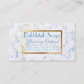 Fuax-Marmorblasen handgefertigte Seifenbadewanne b Visitenkarte (Vorderseite)