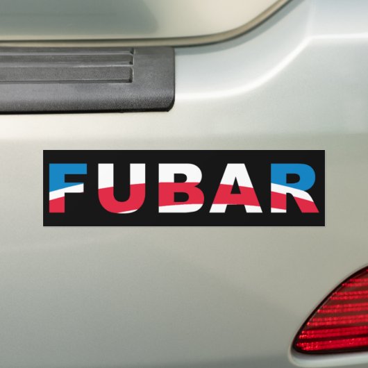 FUBAR AUTOAUFKLEBER (Auf Auto)