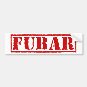 FUBAR AUTOAUFKLEBER