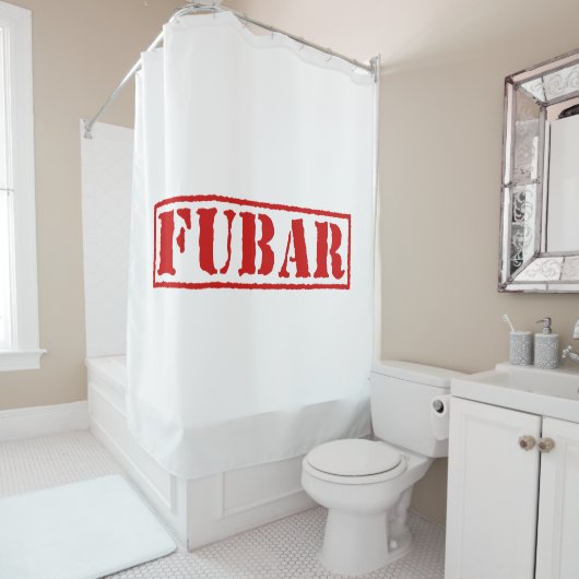 FUBAR DUSCHVORHANG (Beispiel)