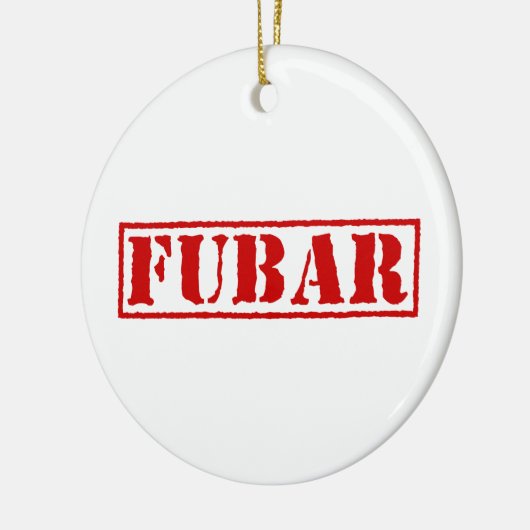 FUBAR KERAMIK ORNAMENT (Links)