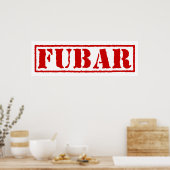 FUBAR POSTER (Küche)