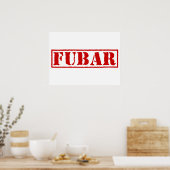 FUBAR POSTER (Küche)