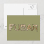FUBAR POSTKARTE (Vorne/Hinten)