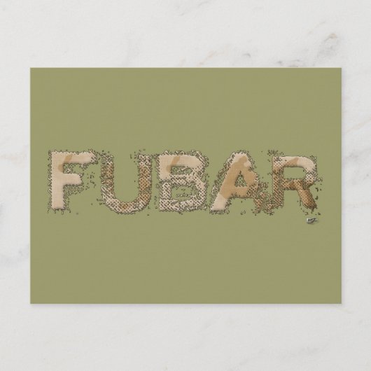 FUBAR POSTKARTE (Vorderseite)