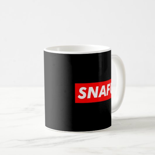Fubar Snafu Rtfm Jfgi für Akronyme Kaffeetasse (VorderseiteRechts)