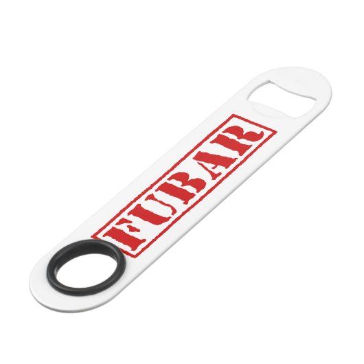 FUBAR SPEED FLASCHENÖFFNER (Rückseite Schrägansicht)