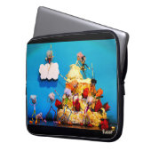 Fubby bruiloft met cupido die voor liefde zorgt. laptopschutzhülle (Vorderseite Links)