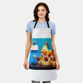 Fubby bruiloft met cupido die voor liefde zorgt. schürze (Getragen)