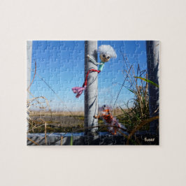 Fubby fantasie, op de vlucht voor een dier. puzzle