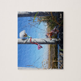 Fubby fantasie, op de vlucht voor een dier. puzzle