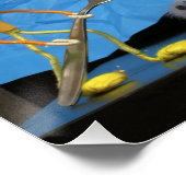 Fubby feest met taart en bruidspaar. poster (Ecke)