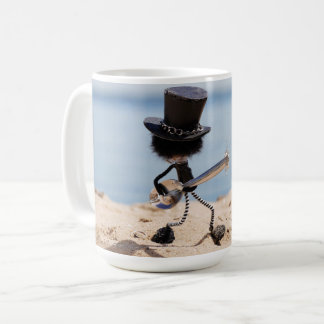 Fubby gitarist met look alike Slash hoed. Kaffeetasse