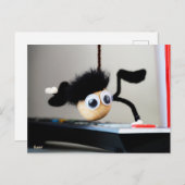 Fubby hangend als de scene van Tom Cruise. Postkarte (Vorne/Hinten)