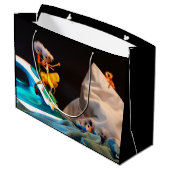 Fubby in de iconische Fimscene van de Titanic. Große Geschenktüte (Rückseite Schrägansicht)