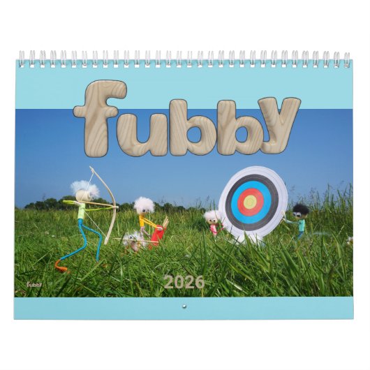 Fubby kalender voor 2026, positieve vibe ! (Titelbild)