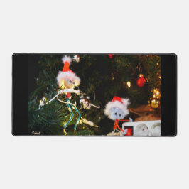 Fubby Kerst humor fine-art. Schreibtischunterlage