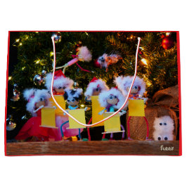 Fubby Kerstkoor met humoristisch detail. Große Geschenktüte