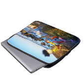 Fubby met flessenpost aan de kust. laptopschutzhülle (Vorne Knopf)