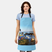 Fubby met flessenpost aan de kust. schürze (Getragen)