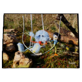 Fubby monster op de schommel. große geschenktüte (Vorderseite)