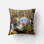 Fubby monster op de schommel. kissen (Rückseite)