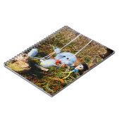 Fubby monster op de schommel. notizblock (Linke Seite)