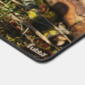 Fubby monster op de schommel. schreibtischunterlage (Ecke)