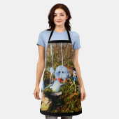 Fubby monster op de schommel. schürze (Getragen)